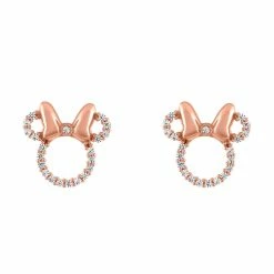 Wholesale 💯 Disney Rebecca Hook Earrings - Minnie Mouse Rose Gold Icon 🤩