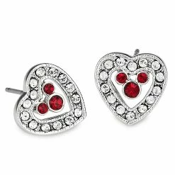 Brand new 😀 Disney Arribas Earrings - Mickey Mouse Heart - Red 😉