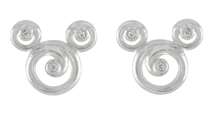 Budget ✨ Disney Rebecca Hook Earrings - Mickey Mouse Swirl Icon 🛒 3 Budget ✨ Disney Rebecca Hook Earrings - Mickey Mouse Swirl Icon 🛒