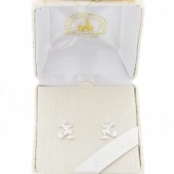 Outlet ⌛ Disney Earrings - Mickey Mouse Standing - Sterling Silver - Boxed 😀