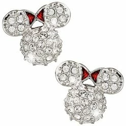 Budget 😀 Disney Arribas Earrings - Minnie Mouse Icon - Domed ⭐