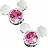 Promo 🔥 Disney Arribas Earrings - Pink Mickey Mouse Icon - Swarovski Crystal 🛒 -Disney shop 7401055360660