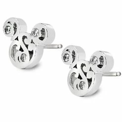 Cheapest 🎉 Disney Arribas Brothers Earrings - Mickey Mouse Filigree Icon 🤩