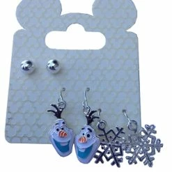 Cheap 🛒 Disney Earrings Set - Frozen - Olaf Trio - Set Of 3 🧨