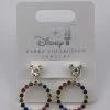 New 🔥 Disney Dangle Earrings - Mickey Mouse Rainbow Hoops 🌟 -Disney shop bf257 scaled