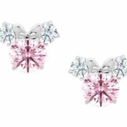Flash Sale ❤️ Disney Crislu Earrings For Kids - Minnie Mouse - Pink - Color Choice 😀