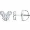 New 🛒 Disney Crislu Earrings For Kids - Mickey Mouse Stud - Color Choice ✨