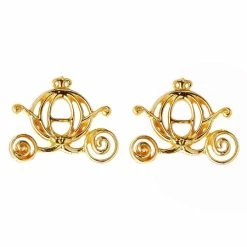 Cheap 👍 Disney Rebecca Hook Earrings - Cinderella Carriage 💯