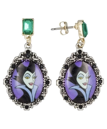 Cheap 🛒 Disney Dangle Earrings - Magic And Mischief - Maleficent Cameo ⭐ 3 Cheap 🛒 Disney Dangle Earrings - Magic And Mischief - Maleficent Cameo ⭐