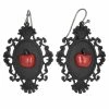 Flash Sale 😍 Disney Dangle Earrings - Magic And Mischief - Evil Queen Apple 🔥 -Disney shop file a954c153853134