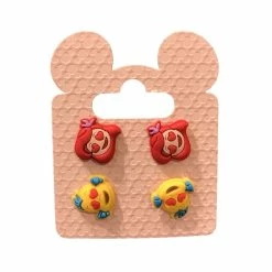 Budget 💯 Disney Earrings Set - Emoji Ariel And Flounder - Set Of 2 💯