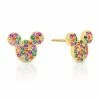 Best deal 😀 Disney Crislu Earrings - Mickey Mouse Rainbow Icon 🤩