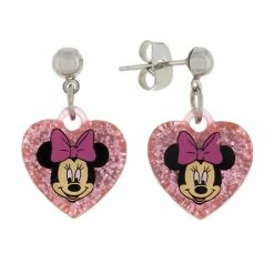 Top 10 🔥 Disney Drop Earrings - Minnie Mouse Heart 🥰