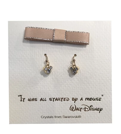 Cheapest 🎁 Disney Dangle Earrings - Mickey Mouse Icon With Gift Bag - Gold 👏 3 Cheapest 🎁 Disney Dangle Earrings - Mickey Mouse Icon With Gift Bag - Gold 👏