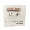 Discount 😍 Disney Post Earrings - Mickey Mouse Icon With Gift Bag - Gold ✨ -Disney shop img 7618