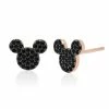 Promo ๐คฉ Disney CRISLU Stud Earrings - Mickey Mouse Black Pave - Rose Gold ๐งจ 2 Promo ๐คฉ Disney CRISLU Stud Earrings - Mickey Mouse Black Pave - Rose Gold ๐งจ -Disney shop j9dj13f6ee