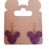 Deals 👏 Disney Dangle Earrings - Mickey Mouse Icon - Purple Glitter 👏 -Disney shop odi8v7umrazivs5vq ljwkuvrxd9q8goo7bufl33jw