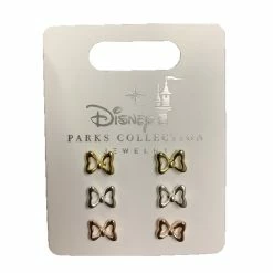 Best reviews of 😉 Disney Earrings Set - Minnie Mouse Bows - Rose Gold, Gold, Silver 🎉