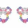 Best deal ❤️ Disney Rebecca Hook Earrings - Minnie Mouse Floral Icon 🎁 -Disney shop sc14196