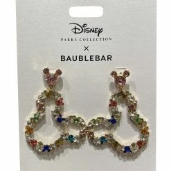 Best Pirce 🛒 Disney BaubleBar Earrings - Mickey Mouse Icons - Colorful 👏