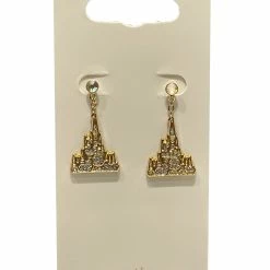 Cheap 🛒 Disney Arribas Earrings - 50th Anniversary - Cinderella Castle 🔥